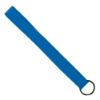 3/4" Sewn Polyester wrist Keychain with Metal Split-Ring - Electric Blue