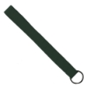 3/4" Sewn Polyester wrist Keychain with Metal Split-Ring - Hunter Green