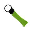 Neoprene Lip Balm Sleeve Pocket with Sewn Split-Ring - Neon Green