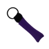 Neoprene Lip Balm Sleeve Pocket with Sewn Split-Ring - Purple