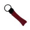 Neoprene Lip Balm Sleeve Pocket with Sewn Split-Ring - Red