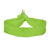 3/4" Elastic Fold-Over Wristband - Lime Green
