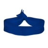 3/4" Elastic Fold-Over Wristband - Royal Blue