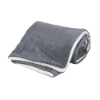 Mink Sherpa Blanket - Solid - Gray