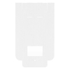 14" x 10" x 4" Flat Custom White Corrugate Gift Box - Street Lid Label (standard)