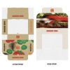 14" x 10" x 4" Flat Custom White Corrugate Gift Box - OUTIN_F1 Full Color -Inside & Outside