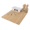 Charcuterie Board with Bowl, Utensils, and Forks - Pad Print Bowl