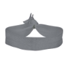 IMPORT 3/4" Imported Single Color Screen Print Hair-Tie - Ltgy