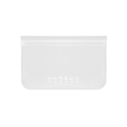 IMPORT Small Reusable Resealable Frosted Vinyl Storage Bag - B_B