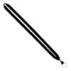 IMPORT Rush 1/2" Polyester Lanyard with Silver Crimp & Split-Ring - Black