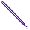 IMPORT Rush 1/2" Polyester Lanyard with Silver Crimp & Split-Ring - Purple