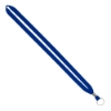 IMPORT Rush 1/2" Polyester Lanyard with Silver Crimp & Split-Ring - Royal Blue