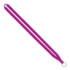 IMPORT Rush 1/2" Polyester Lanyard with Sewn Silver Metal Split-Ring - Rhodamine Red C