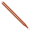 IMPORT Rush 1/2" Polyester Lanyard with Sewn Silver Metal Split-Ring - Orange