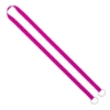 IMPORT Rush 1/2" Polyester 2-Ended Lanyard with Dual Sewn Silver Metal Split-Ring - Rhodamine Red C