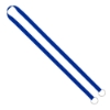 IMPORT Rush 1/2" Polyester 2-Ended Lanyard with Dual Sewn Silver Metal Split-Ring - Royal Blue