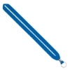 IMPORT Rush 3/4" Polyester Lanyard with Silver Crimp & Split-Ring - Electric Blue