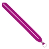 IMPORT Rush 3/4" Polyester Lanyard with Silver Crimp & Split-Ring - Rhodamine Red C