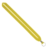 IMPORT Rush 3/4" Polyester Lanyard with Silver Crimp & Split-Ring - Yellow