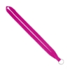 IMPORT Rush 3/4" Polyester Lanyard with Sewn Silver Metal Split-Ring - Rhodamine Red C