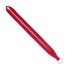 IMPORT Rush 3/4" Polyester Lanyard with Sewn Silver Metal Split-Ring - Red