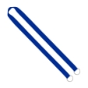 IMPORT Rush 3/4" Polyester 2-Ended Lanyard with Dual Sewn Silver Metal Split-Ring - Royal Blue