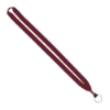 IMPORT Rush 5/8" Polyester Lanyard with Silver Crimp & Split-Ring - Burgundy