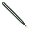 IMPORT Rush 5/8" Polyester Lanyard with Silver Crimp & Split-Ring - Hunter Green