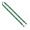 IMPORT Rush 5/8" Polyester 2-Ended Lanyard with Dual Silver Crimps & Split-Rings - Grass Green