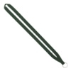 IMPORT Rush 5/8" Polyester Lanyard with Sewn Silver Metal Split-Ring - Hunter Green