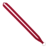 IMPORT Rush 5/8" Polyester Lanyard with Sewn Silver Metal Split-Ring - Burgundy