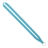 IMPORT Rush 5/8" Polyester Lanyard with Sewn Silver Metal Split-Ring - Turquoise