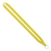 IMPORT Rush 5/8" Polyester Lanyard with Sewn Silver Metal Split-Ring - Yellow