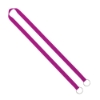 IMPORT Rush 5/8" Polyester 2-Ended Lanyard with Dual Sewn Silver Metal Split-Ring - Rhodamine Red C