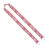 IMPORT Rush 1" Dye-Sublimated 2-Ended Lanyard with Dual Sewn Silver Metal Crimp & Split-Ring - IMR2_IMR2