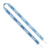 IMPORT Rush 3/4" Dye-Sublimated Double-Ended Lanyard with Dual Sewn Silver Metal Split-Ring - IMB1_IMB1