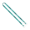 IMPORT Rush 5/8" Dye-Sublimated Lanyard with Dual Silver Crimps & Dual Silver Metal Split-Rings - IMR2_IMR2