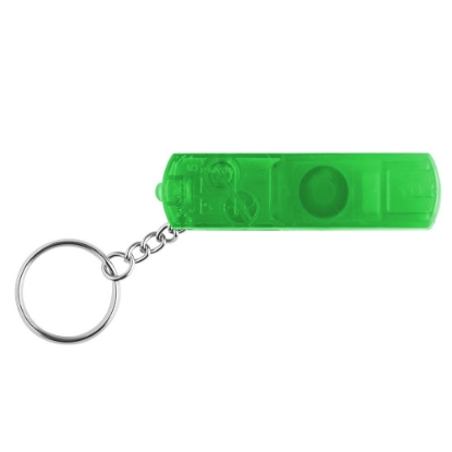 Whistle Key Light with Compass - Green