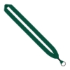 1" Cotton Lanyard with Metal Crimp & Metal Split-Ring - Forest Green