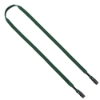 1/2" Cotton Double Bulldog Clip Lanyard - Forest Green