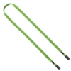 1/2" Cotton Double Bulldog Clip Lanyard - Lime Green