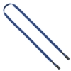 1/2" Cotton Double Bulldog Clip Lanyard - Royal Blue
