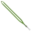 1/2" Cotton Lanyard with Metal Crimp & Swivel Snap Hook - Lime Green
