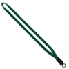 1/2" Cotton Lanyard with Plastic Snap-Buckle Release & O-Ring - Forest Green