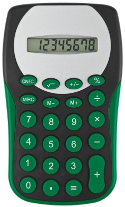 Black Magic Slim Calculator - Green