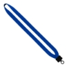 3/4" Neoprene Lanyard with Plastic Clamshell & O-Ring - Royal Blue