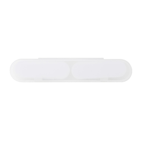 Nailed Twin-pack Emery board with plastic case - Clear