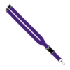 Maverick 1" Polyester Lanyard w/ Slide Buckle Release, Silver Metal Oval & Convenience Release - Purple