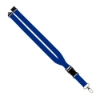 Maverick 1" Polyester Lanyard w/ Slide Buckle Release, Silver Metal Oval & Convenience Release - Royal Blue