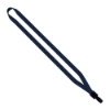 1/2" Polyester Lanyard with Non-Swivel Plastic Hook - Navy Blue